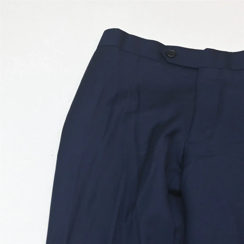 Calvin Klein 36S 28x32 Navy Blue Extreme Slim 100% Wool Mens Jacket Pants Tuxedo